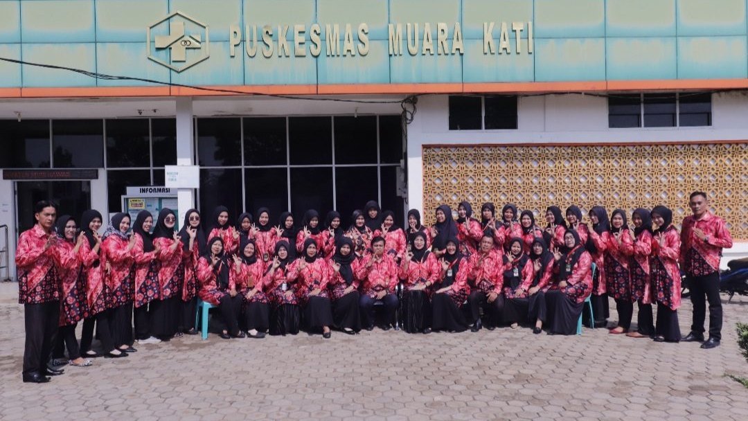 Jajaran Staf Puskesmas Muara Kati 